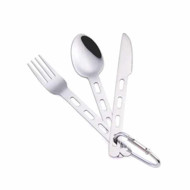 ست قاشق و چنگال و کارد استیل	